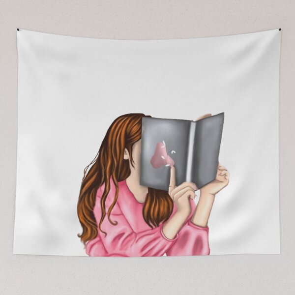 Item preview, Reading girl designed and sold by SmritiArts.