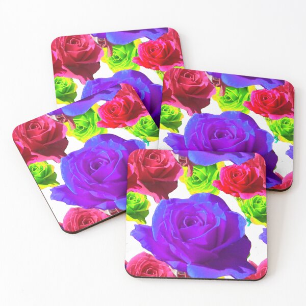 Item preview, Repeating Rose Pattern / Purple Rose Photography / Rose Pattern / Yellow rose photography / red rose photography designed and sold by Victoria Rose.