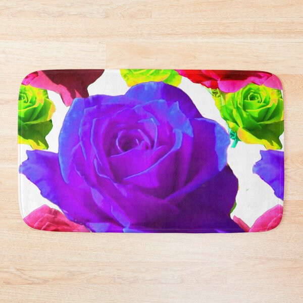Item preview, Repeating Rose Pattern / Purple Rose Photography / Rose Pattern / Yellow rose photography / red rose photography designed and sold by Victoria Rose.
