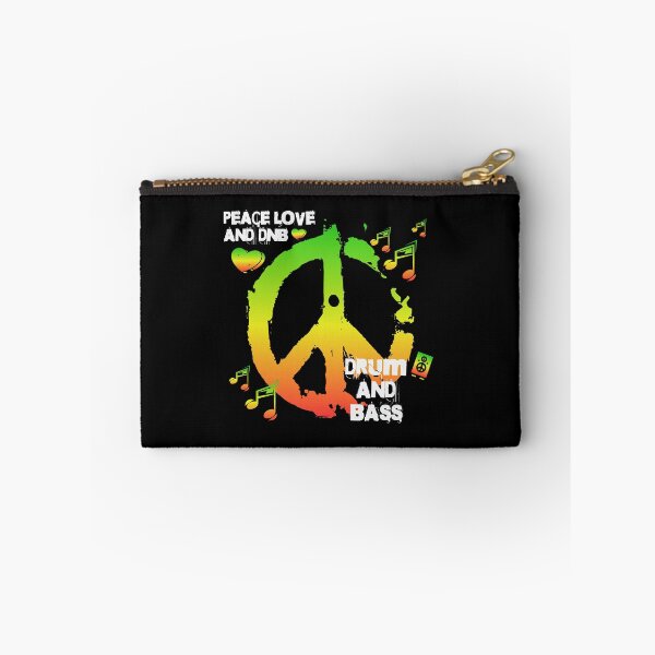 Artikelvorschau, DRUM AND BASS - Peace Sign Dnb (weiß/grün/rot) entworfen und verkauft von Discothreadz.