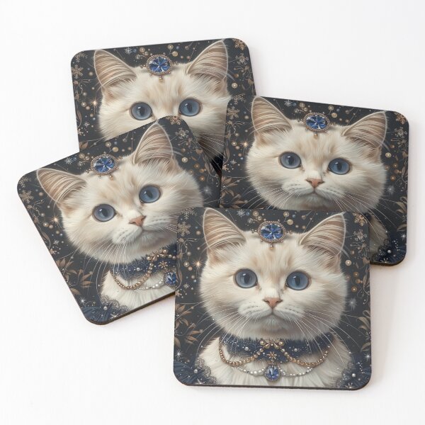 Item preview, Royal White British Shorthair Kitten designed and sold by Nocturne  Paws.