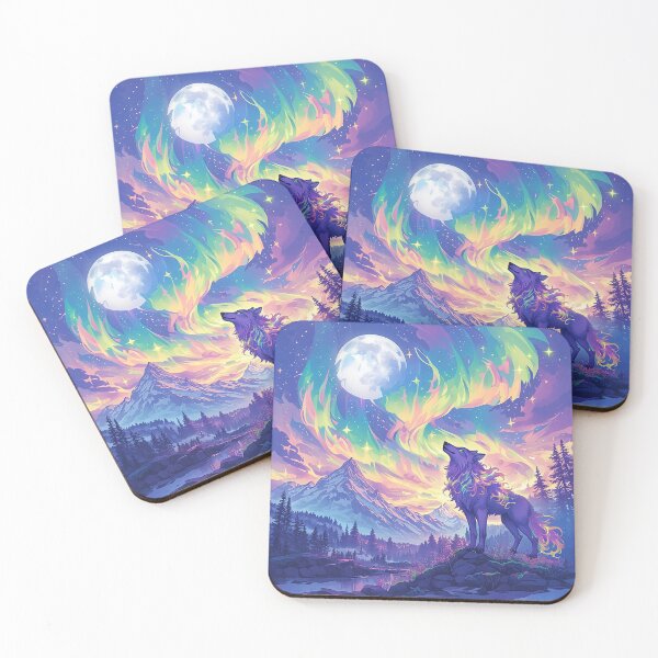 Item preview, Mystical Wolf Howling in Mountain Area designed and sold by Christian Weiss.