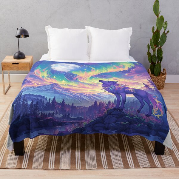 Item preview, Mystical Wolf Howling in Mountain Area designed and sold by Christian Weiss.
