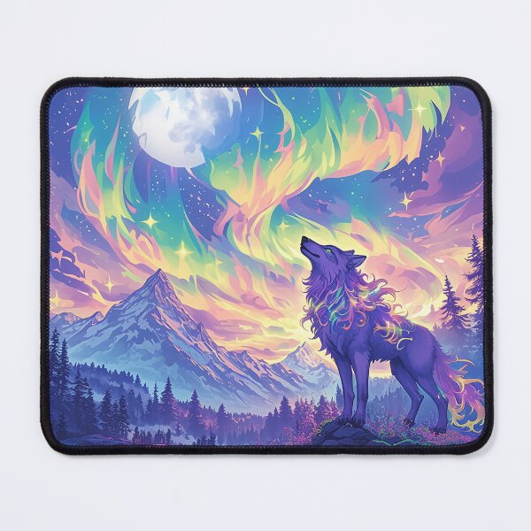 Item preview, Mystical Wolf Howling in Mountain Area designed and sold by Christian Weiss.
