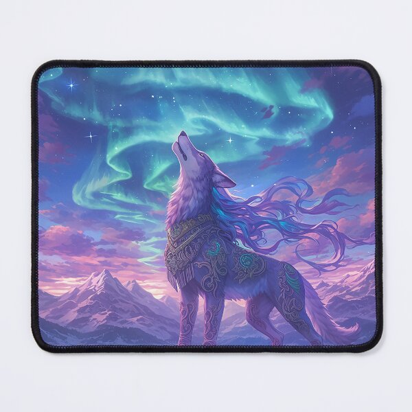 Item preview, Armored Wolf Howling at Polar Lights designed and sold by Christian Weiss.