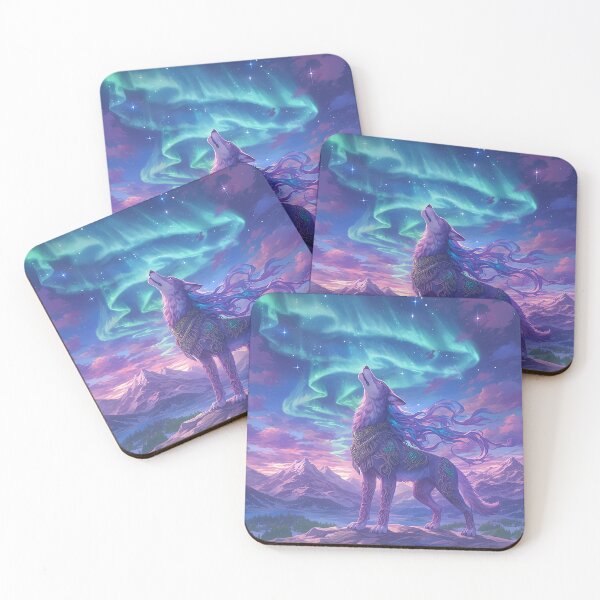 Item preview, Armored Wolf Howling at Polar Lights designed and sold by Christian Weiss.