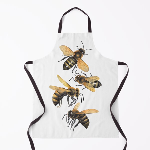Item preview, Watercolor honey bees designed and sold by Ekaterina Glazkova.
