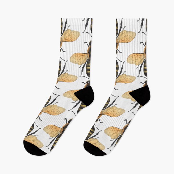 Item preview, Watercolor honey bees designed and sold by Ekaterina Glazkova.
