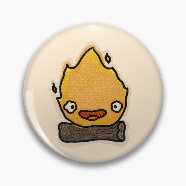Item preview, Calcifer watercolour  designed and sold by PrettyinPatchworks.