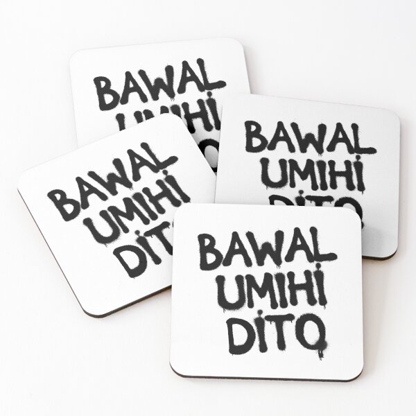 Item preview, BAWAL UMIHI DITO SPRAY PAINT FUNNY BATHROOM POSTER designed and sold by aydapadi.