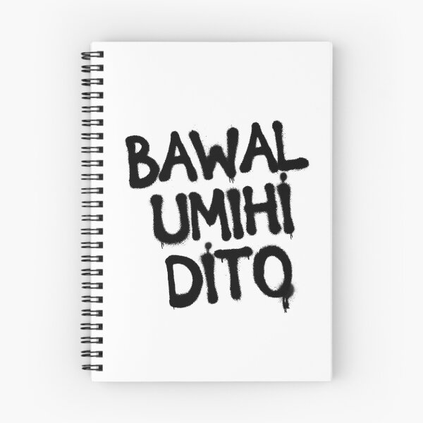 Item preview, BAWAL UMIHI DITO SPRAY PAINT FUNNY BATHROOM POSTER designed and sold by aydapadi.