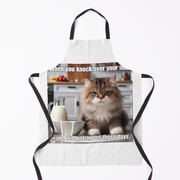 Item preview, When You Knock Over Your Milk - Funny Grumpy Cat Meme designed and sold by CatmemesArt.