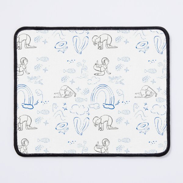 Item preview, Yoga poses girls & boys abstract style designed and sold by Firstdot.