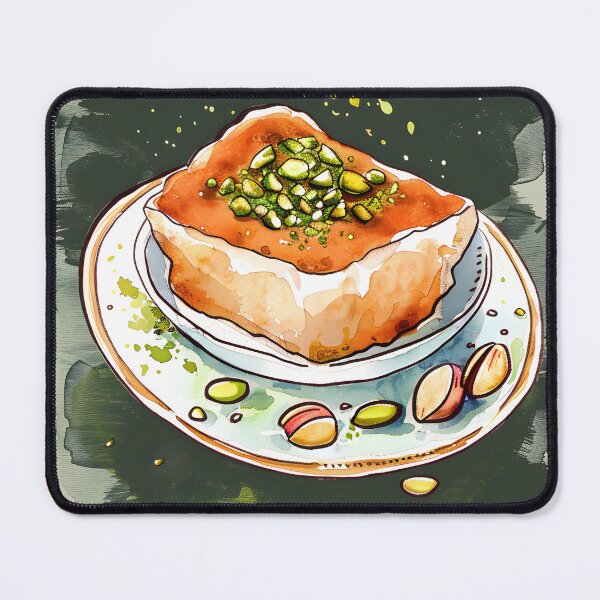 Item preview, Kunafa Dreams: A Middle Eastern Dessert Masterpiece from Nablus - Layers of Flavor and Sweet Perfection designed and sold by FUNqoosh.