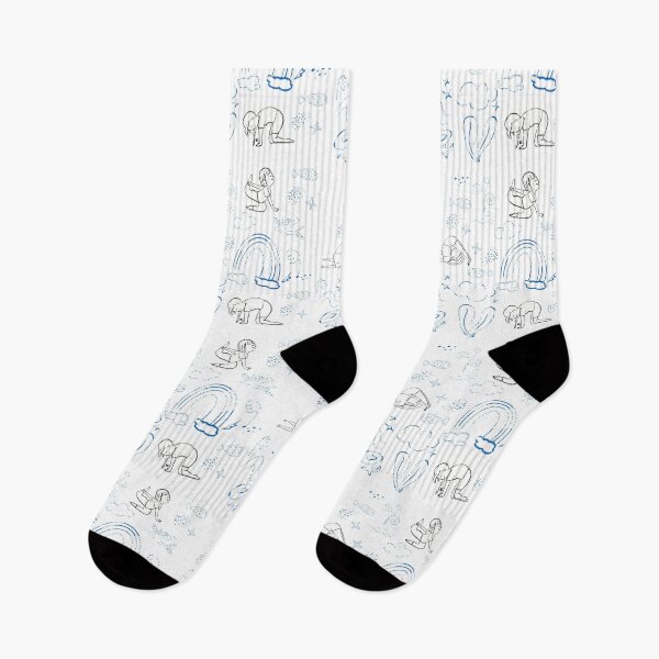 Item preview, Yoga poses girls & boys abstract style  designed and sold by Firstdot.