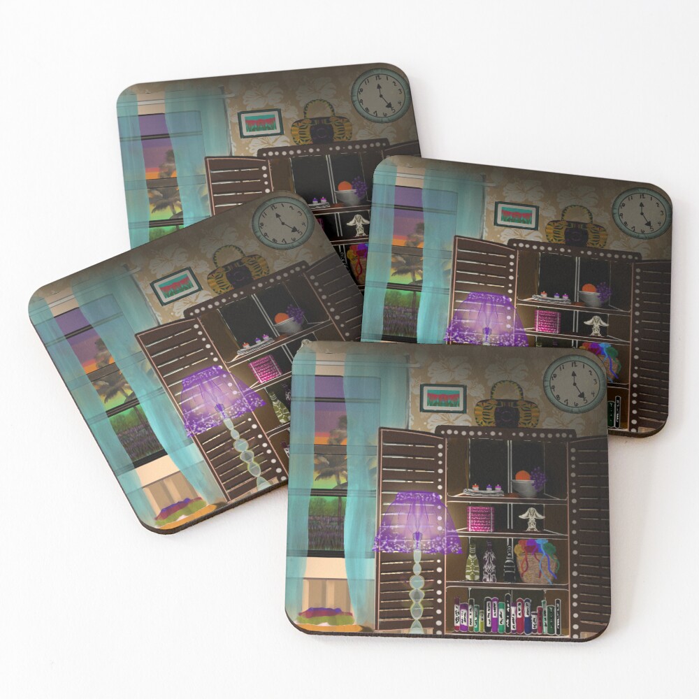 Item preview, Coasters (Set of 4) designed and sold by BomShellsDesign.