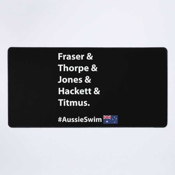 Item preview, Aussie Swim vs2 - Australian swimming Legends designed and sold by SoulArtDesign.