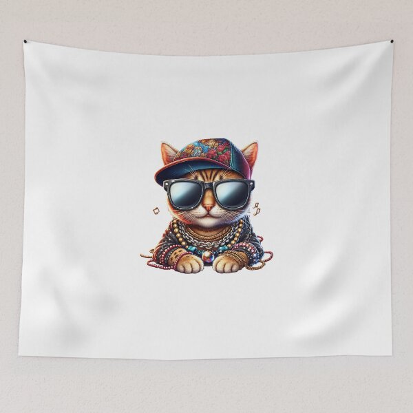 Item preview, Cool colorful cat designed and sold by ModederZukunft.