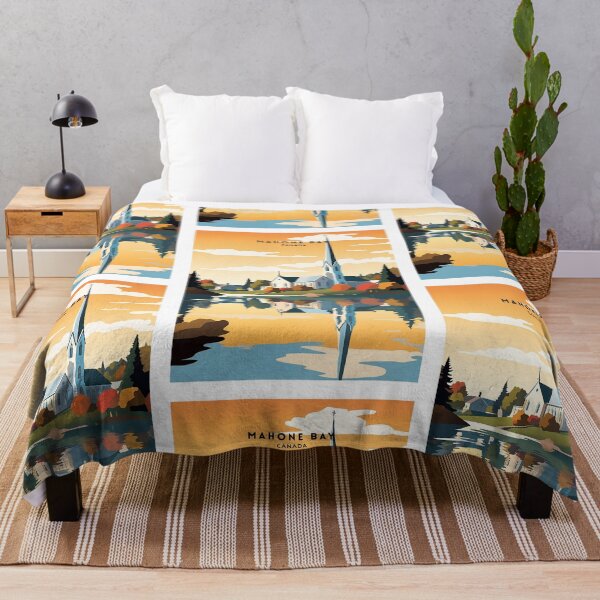 Item preview, Mahone Bay Nova Scotia Seaside Serenity designed and sold by NeuralVibe.