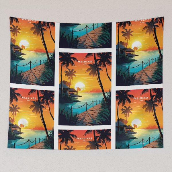 Item preview, Maldives Island Escape designed and sold by NeuralVibe.