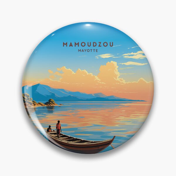 Item preview, Mamoudzou Mayotte Island Gem designed and sold by NeuralVibe.