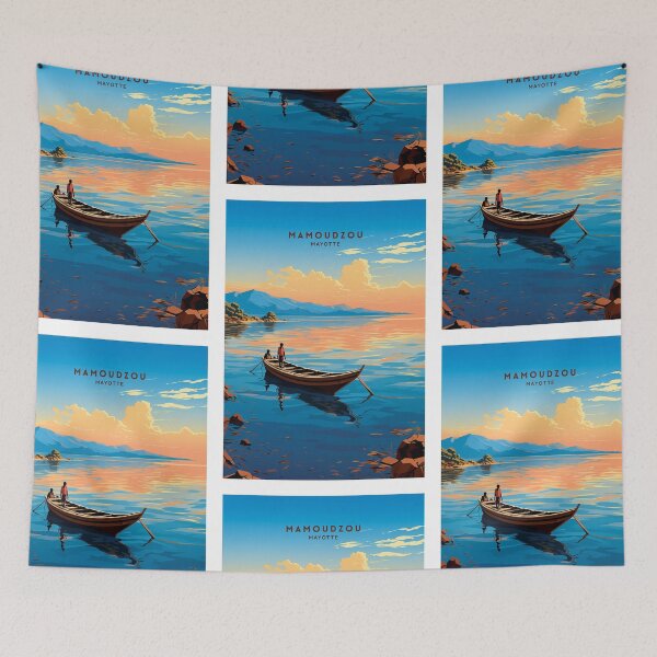Item preview, Mamoudzou Mayotte Island Gem designed and sold by NeuralVibe.