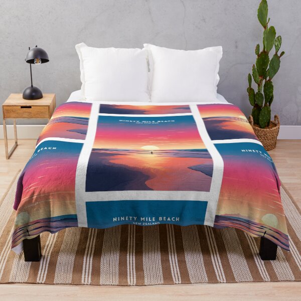 Item preview, Ninety Mile Beach New Zealand Endless Sands designed and sold by NeuralVibe.