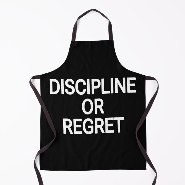 Item preview, DISCIPLINE or regret  designed and sold by THELOSTHOUSE.