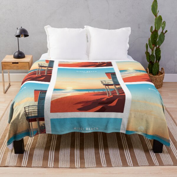 Item preview, Nissi Beach Cyprus Coastal Paradise designed and sold by NeuralVibe.