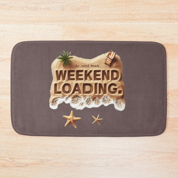 Item preview, Sand Beach Life Quotes WEEKEND LOADING designed and sold by Nanthanon.