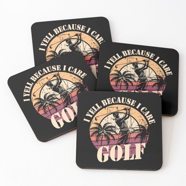 Item preview, Golf Enthusiasts Unite: 'I Yell Because I Care' Vintage Golf designed and sold by BNCH44.