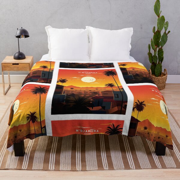 Item preview, N'Djamena Chad African Crossroads designed and sold by NeuralVibe.