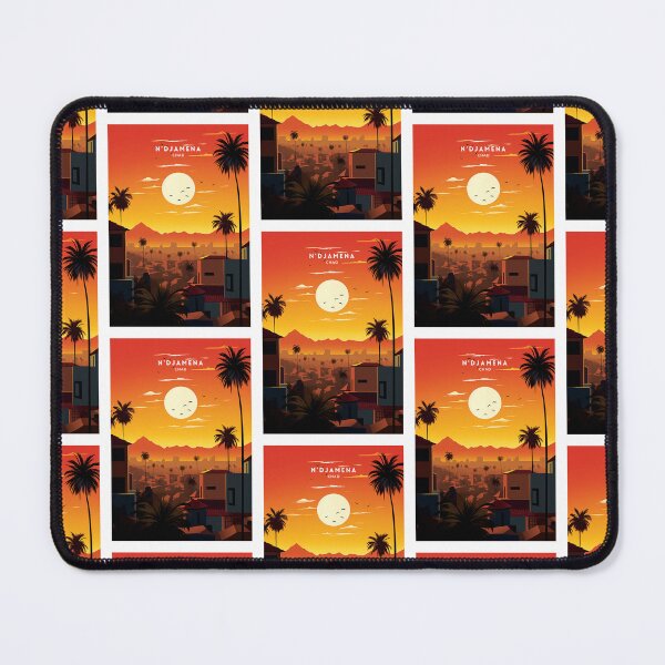 Item preview, N'Djamena Chad African Crossroads designed and sold by NeuralVibe.