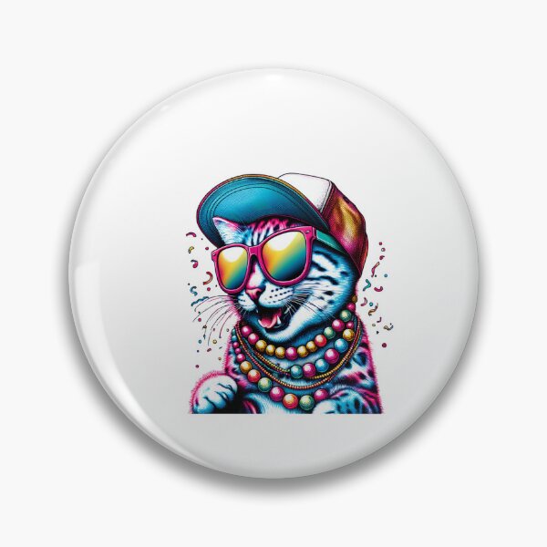 Item preview, Laughing party cat designed and sold by ModederZukunft.
