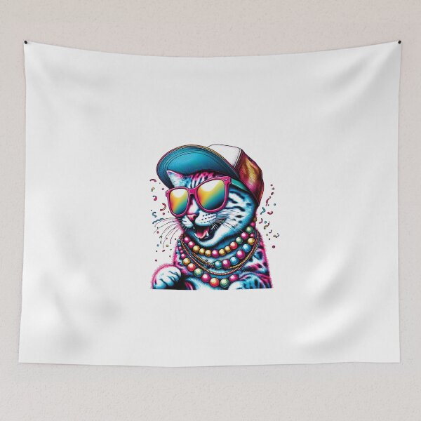 Item preview, Laughing party cat designed and sold by ModederZukunft.