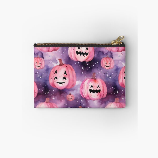 Item preview, Halloween Watercolor Pumpkin Pink Funny Cute  designed and sold by CrazyInk23.