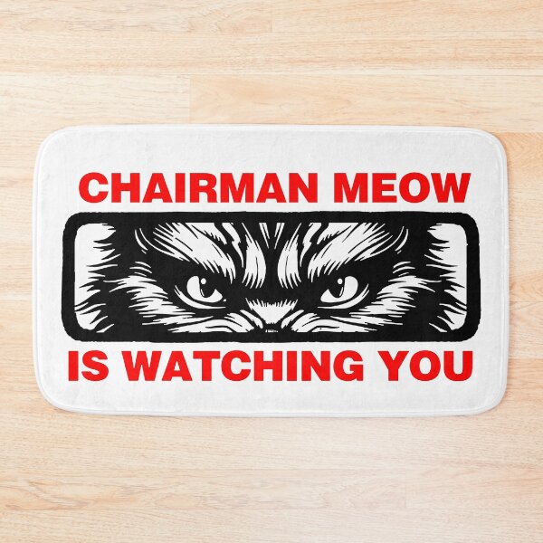 Aperçu de l'œuvre Le président Meow vous surveille créée et vendue par HHQRHH.