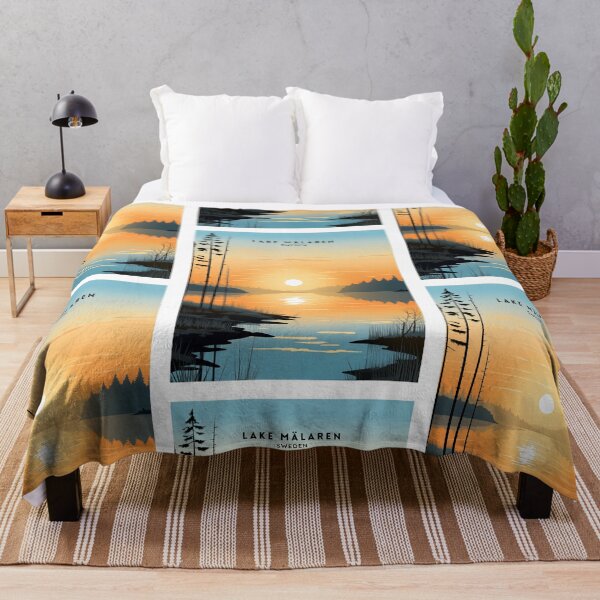 Item preview, Lake Mälaren Sweden Tranquil Escape designed and sold by NeuralVibe.
