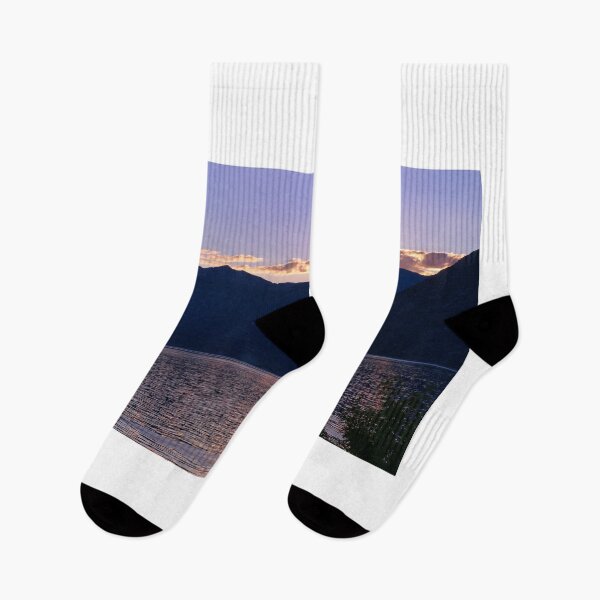 Item preview, Sunset over mountains and sea Bay of Kotor Montenegro  designed and sold by goceris.