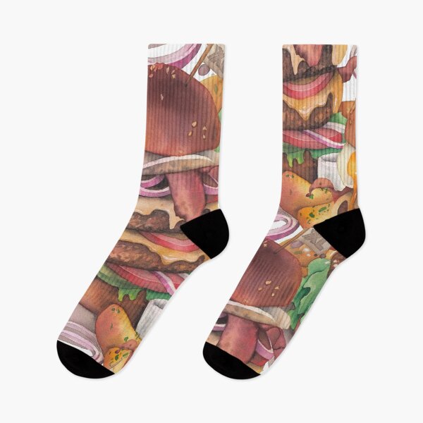 Item preview, Watercolor burger  designed and sold by Ekaterina Glazkova.