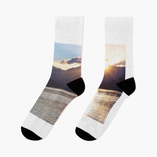 Item preview, Sunset over mountains and sea Bay of Kotor Montenegro summer season designed and sold by goceris.