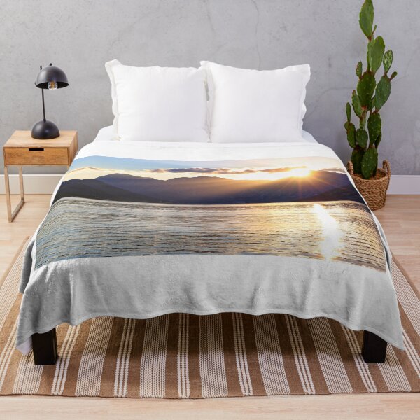 Item preview, Sunset over mountains and sea Bay of Kotor Montenegro summer season designed and sold by goceris.