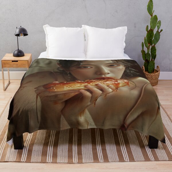 Item preview, A wonman eating a hot dog with a sexy expression. designed and sold by HANGLEMAN.