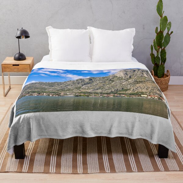 Item preview, Port and old town Kotor cityscape Montenegro summer season designed and sold by goceris.