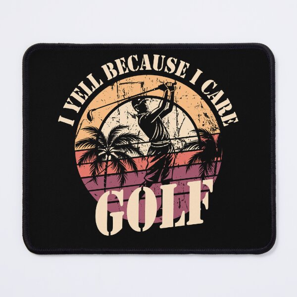 Item preview, Golf Enthusiasts Unite: 'I Yell Because I Care' Vintage Golf designed and sold by BNCH44.