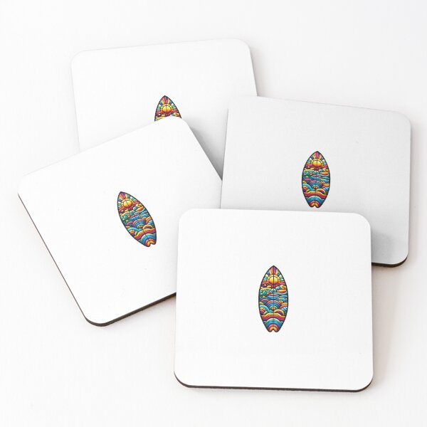 Item preview, Colorful surfboard designed and sold by ModederZukunft.
