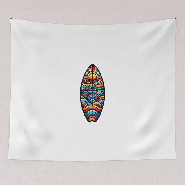 Item preview, Colorful surfboard designed and sold by ModederZukunft.
