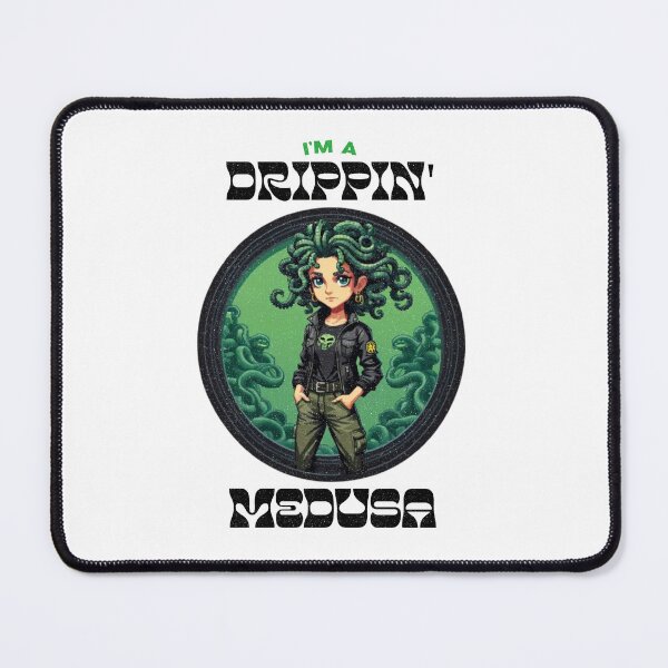 Item preview, Anime Medusa in Circle Design designed and sold by EmeraldCauldren.
