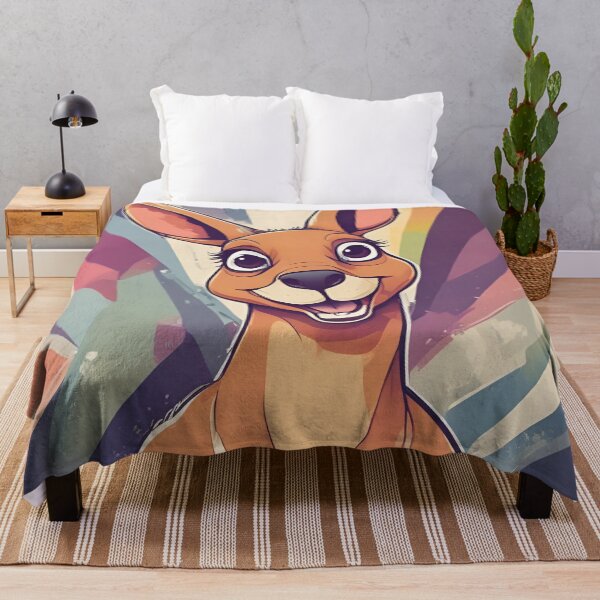 Item preview, Cartoon Kangaroo Art designed and sold by pUNKnown.