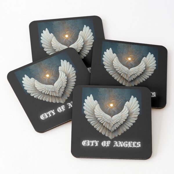 Item preview, City LA Los Angeles angels wings romantic cute gothic style happy gifts designed and sold by thankful-loco.